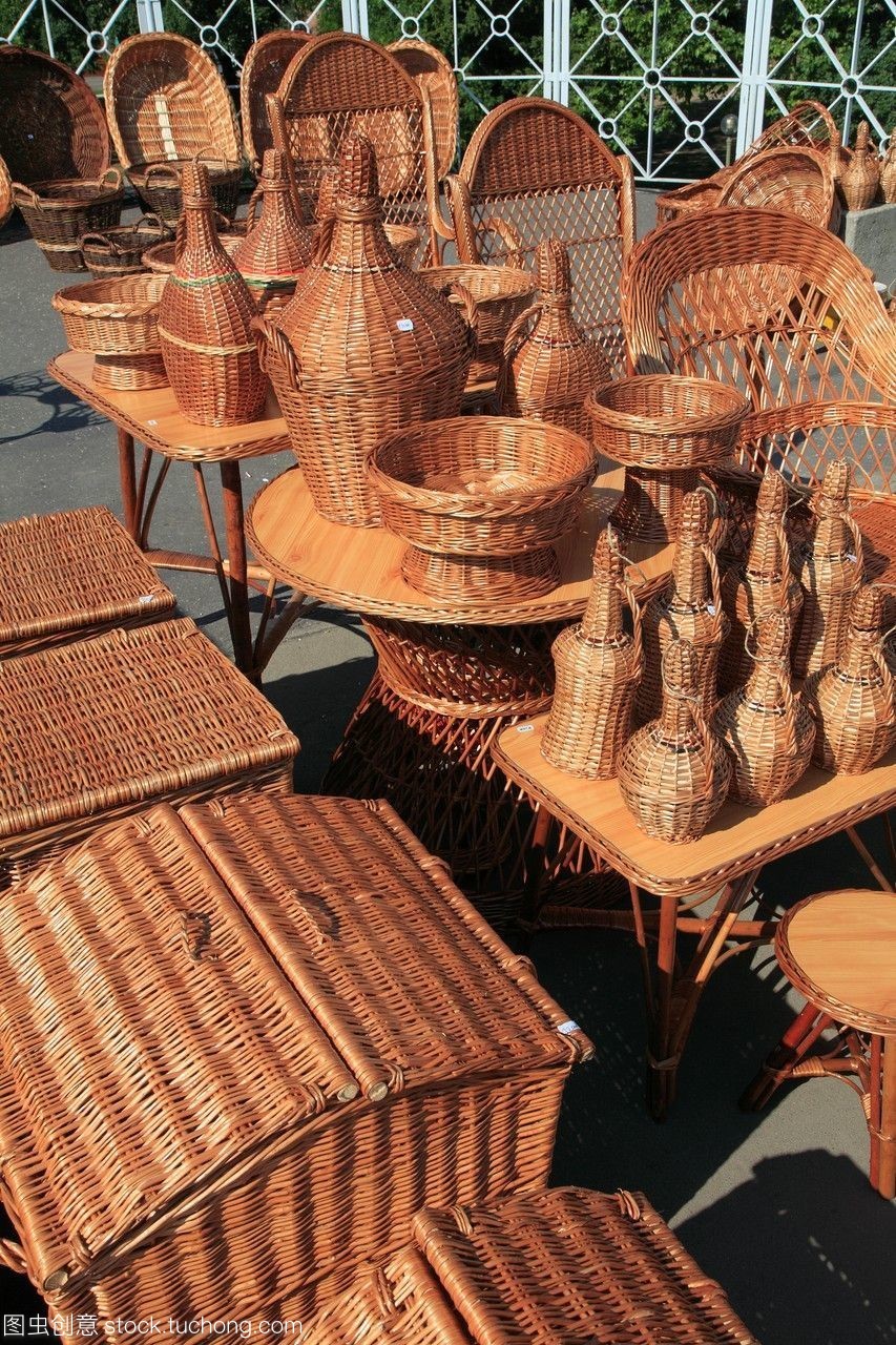 匈牙利塞格德柳條多功能茶臺 手工藝與實用性的完美交融